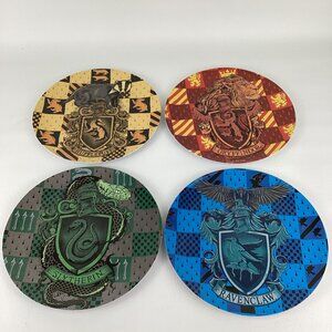 Harry Potter Hogwarts House Crest Plate Set 10" Melamine Gryffindor Ravenclaw